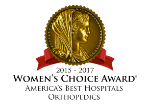 GAH Receives the 2017 Women’s Choice Award as one of America’s Best Hospitals for Orthopedics