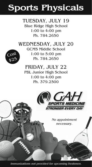 GAH Sports Medicine Offers Sports Physicals