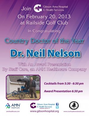 Country Doctor of the Year Award Presentation Announced