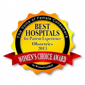 GAH OB Department Awarded Women’s Choice Award