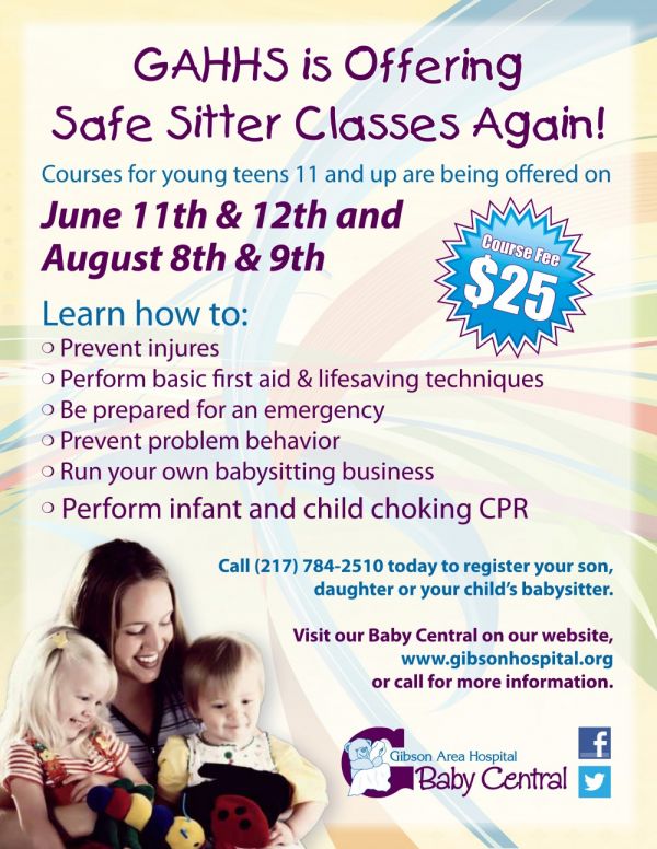 GAHHS Offers Safe Sitter Classes