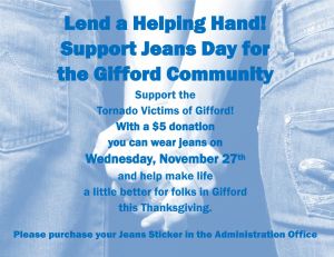 Jeans Day for Gifford