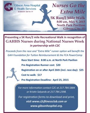 GAHHS Nurses to host 5k Run/Walk