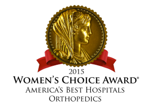 GAH Receives 2015 Women’s Choice Award® as one of America’s Best Hospitals for Orthopedics