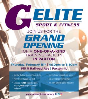 Grand Opening for New Elite Sport and Fitness in Paxton Coming Soon