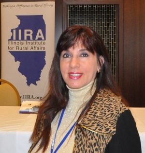 GAHHS CNO COO, Robin Rose, Awarded Rural Illinois Champion Recipient from LT. Gov. Simon