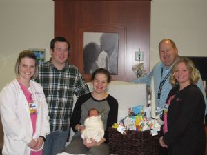 1st Baby of 2015 at Gibson’s New Baby Central