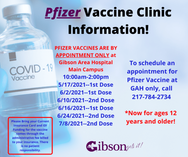 Updated Covid-19 Vaccine Clinic Info
