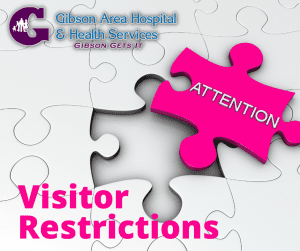 Visitor Restrictions as of 3/15/2022